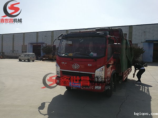 小型机油滤芯破碎机发往大同