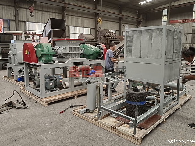 炼油钢丝粉碎生产线