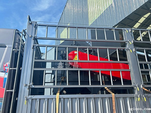 河北邯郸800型金属破碎机发货现场